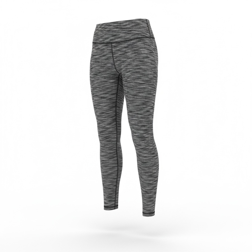 Zella Live In High Waist Leggings Medium Space Dye Dark Gray Black Mix X-Back